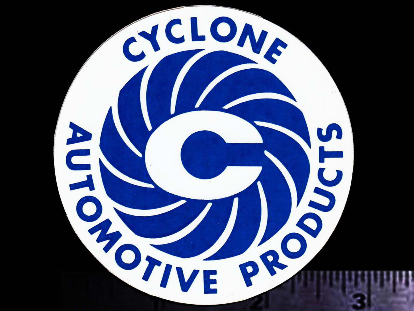 CYCLONE Automotive Products - Original Vintage 1960’s 70's Racing Decal/Sticker