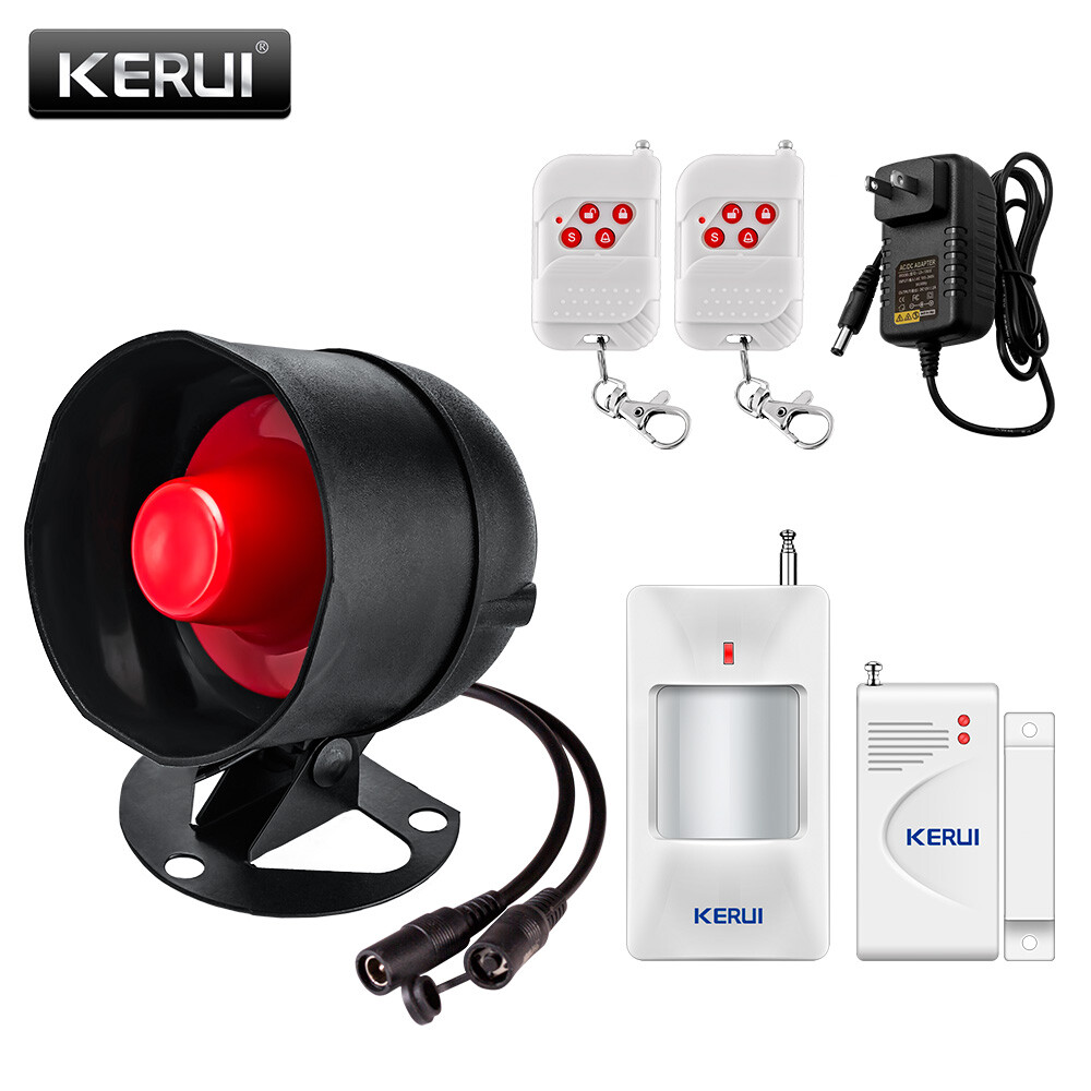 110dB WiFi Wireless Alarm System Home Office Anti Theft Door Sensor Kit