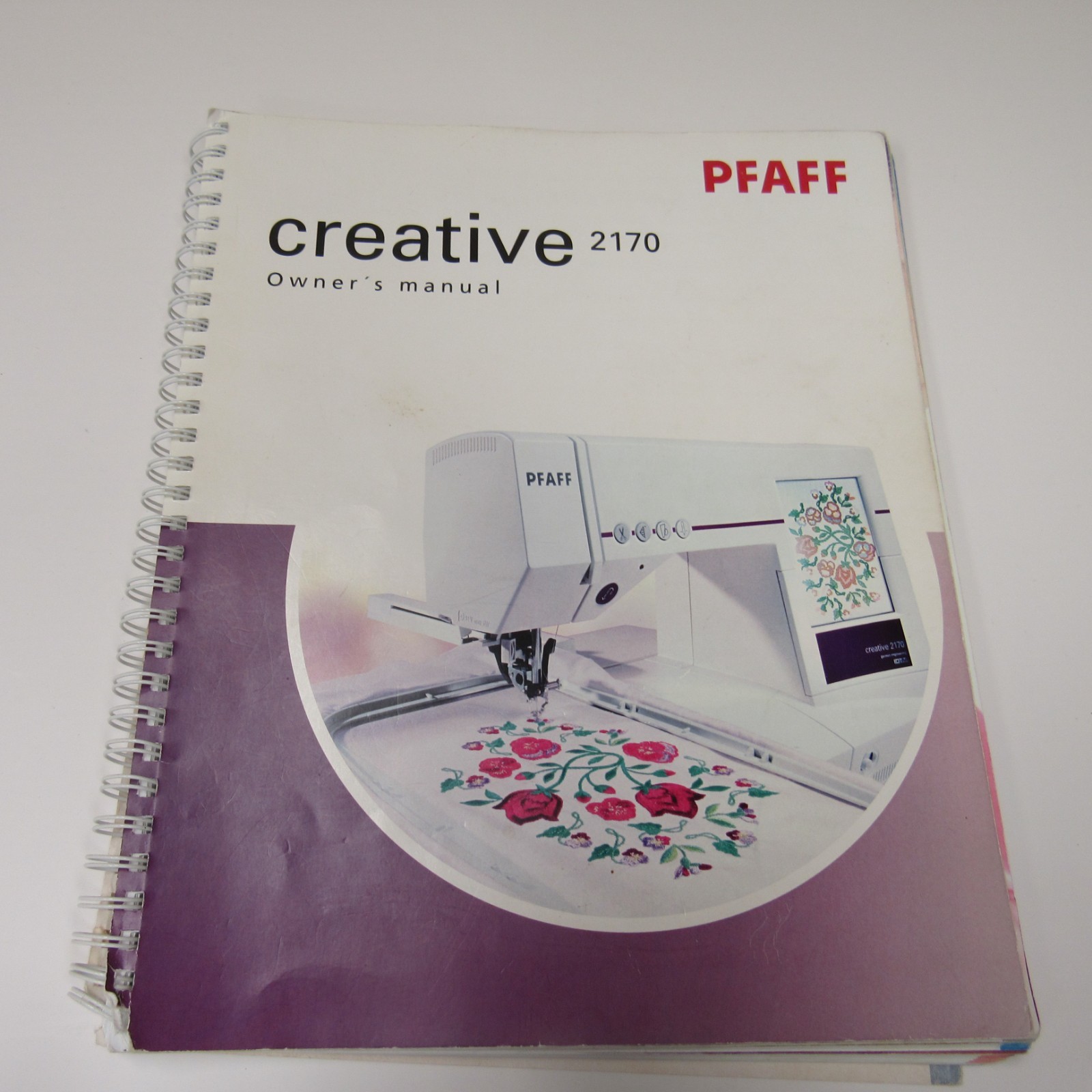 Pfaff 2170 INSTRUCTION BOOK