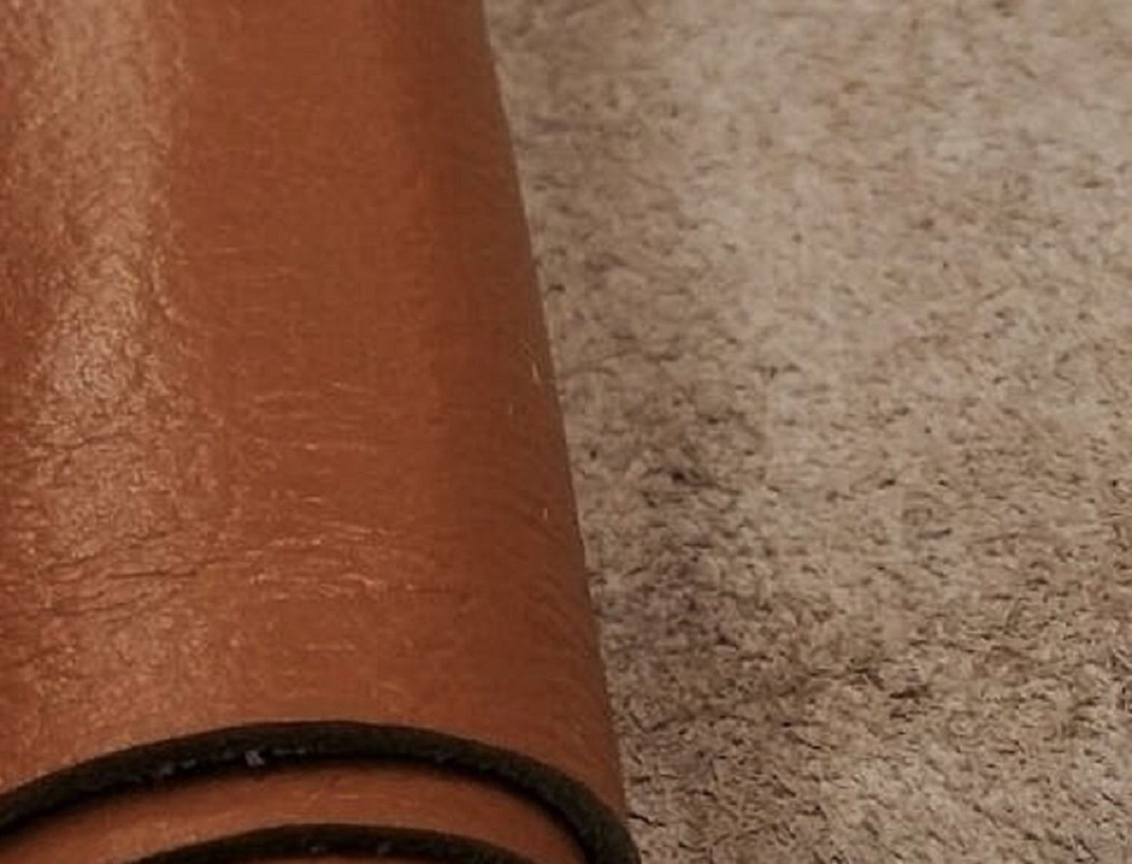 REED LEATHER HIDES - COW SKINS BROWN COLOR 10 Square Foot