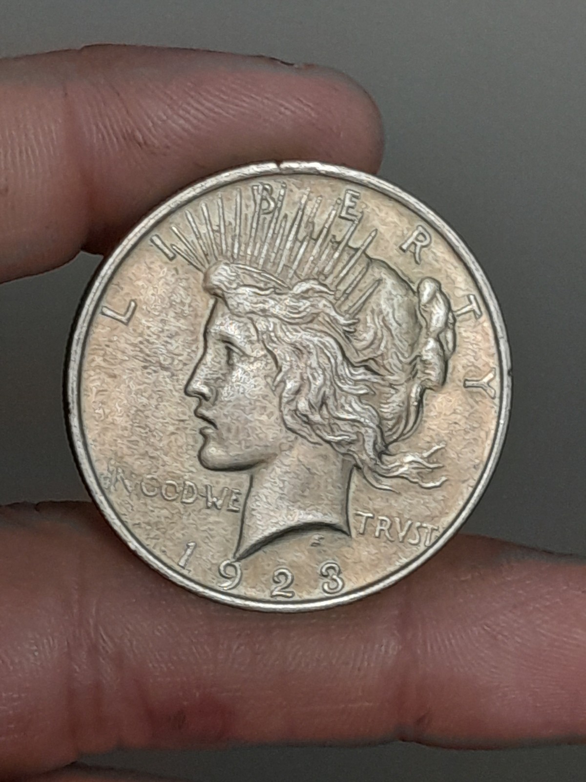 1923- P Peace Dollar #4