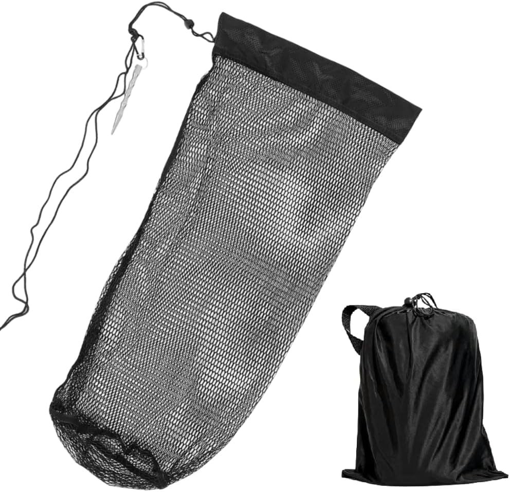 1Pcs Fishing Bag Collapsible Fish Collection Bag Portable Nylon Fishing Net