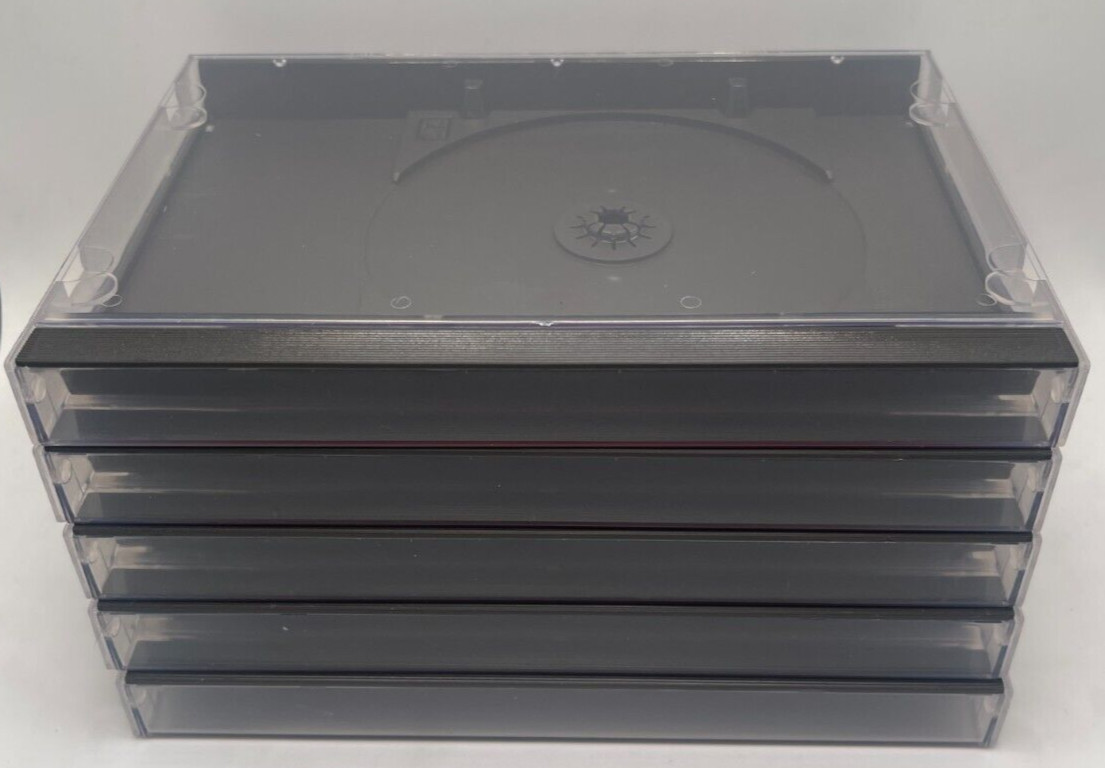 5x Replacement Case for Sega Saturn CD or Playstation 1 Long Box Holder