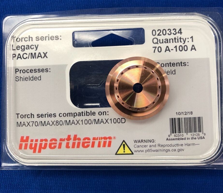 Hypertherm Plasma Shield 020-334  Torch Max 70 80 100 100D OEM