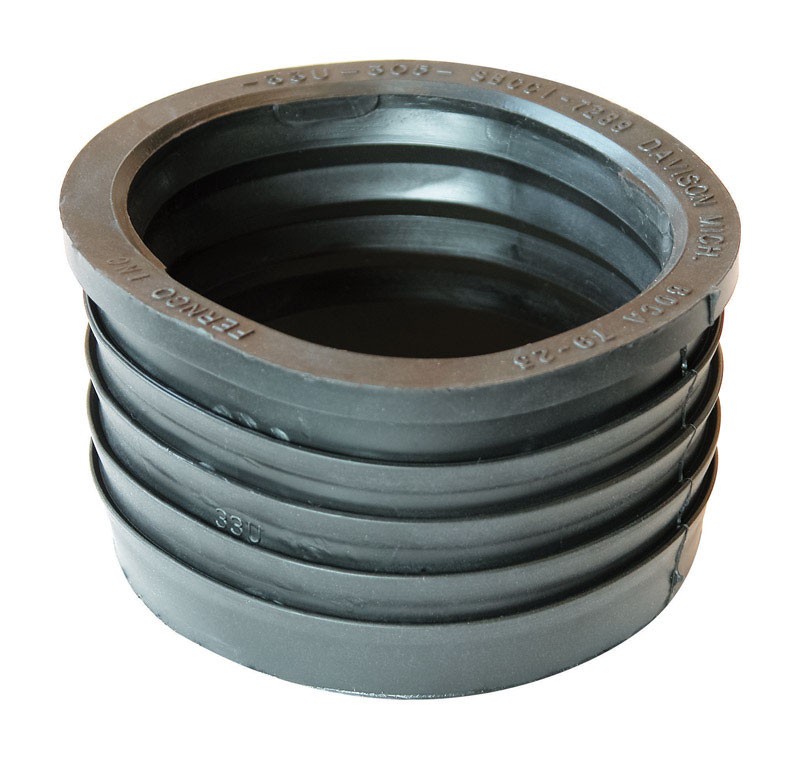 Fernco P33U-305 Schedule 40 PVC Donut Fitting 3 x 3 Dia. in. Compression