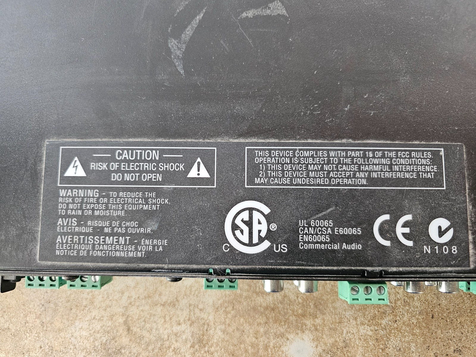 Crown 28M Eight Input Two Output Pre-Amplifier Mixer G28M