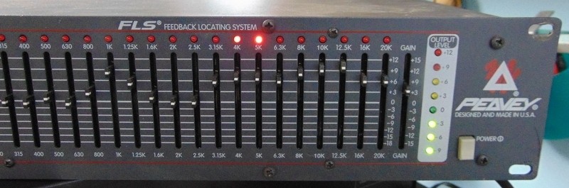 Peavey Q 431FX 31 Band Graphic Equalizer EQ with FLS Feedback Locating System