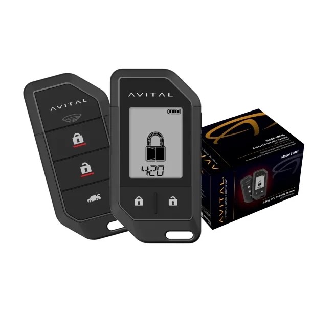 Avital 3308L (3305L) 2-Way Keyless Entry Security System +2 Remote