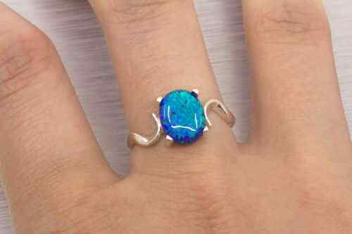 Oval Cabochon Swirl Ring Mounting