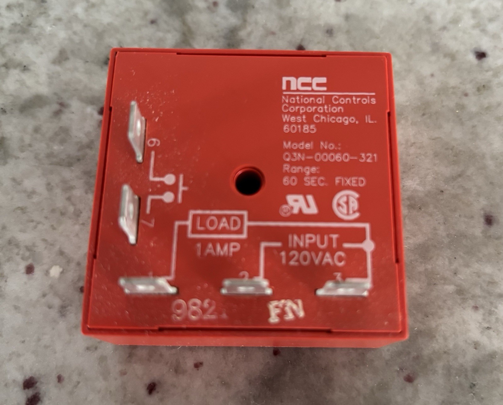Electrofreeze HC150205 TIMER-60 SEC DELAY ON BREAK OEM Parts