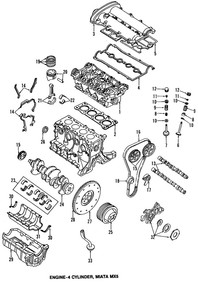 Genuine Mazda Engine Valve Spring BP6D-12-125