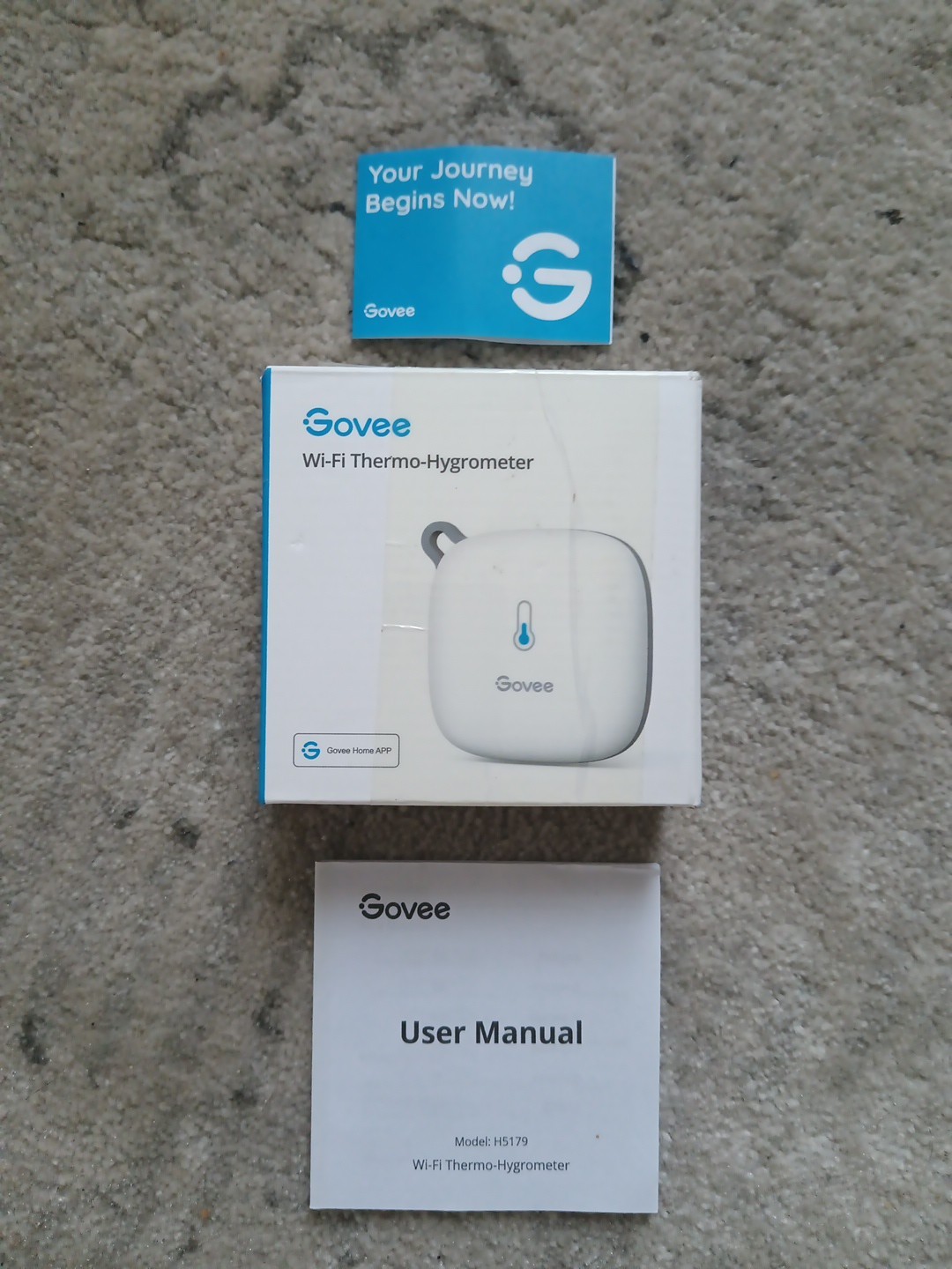 Govee WiFi Thermometer Hygrometer H5179, Smart Humidity Temperature Sensor