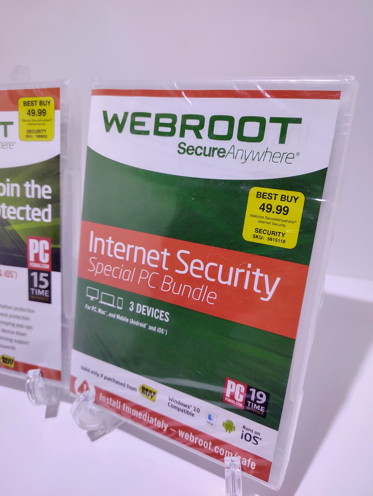 2 New Webroot Secure Anywhere Internet Security 3 Devices for PC/MAC/Mobile/IOS