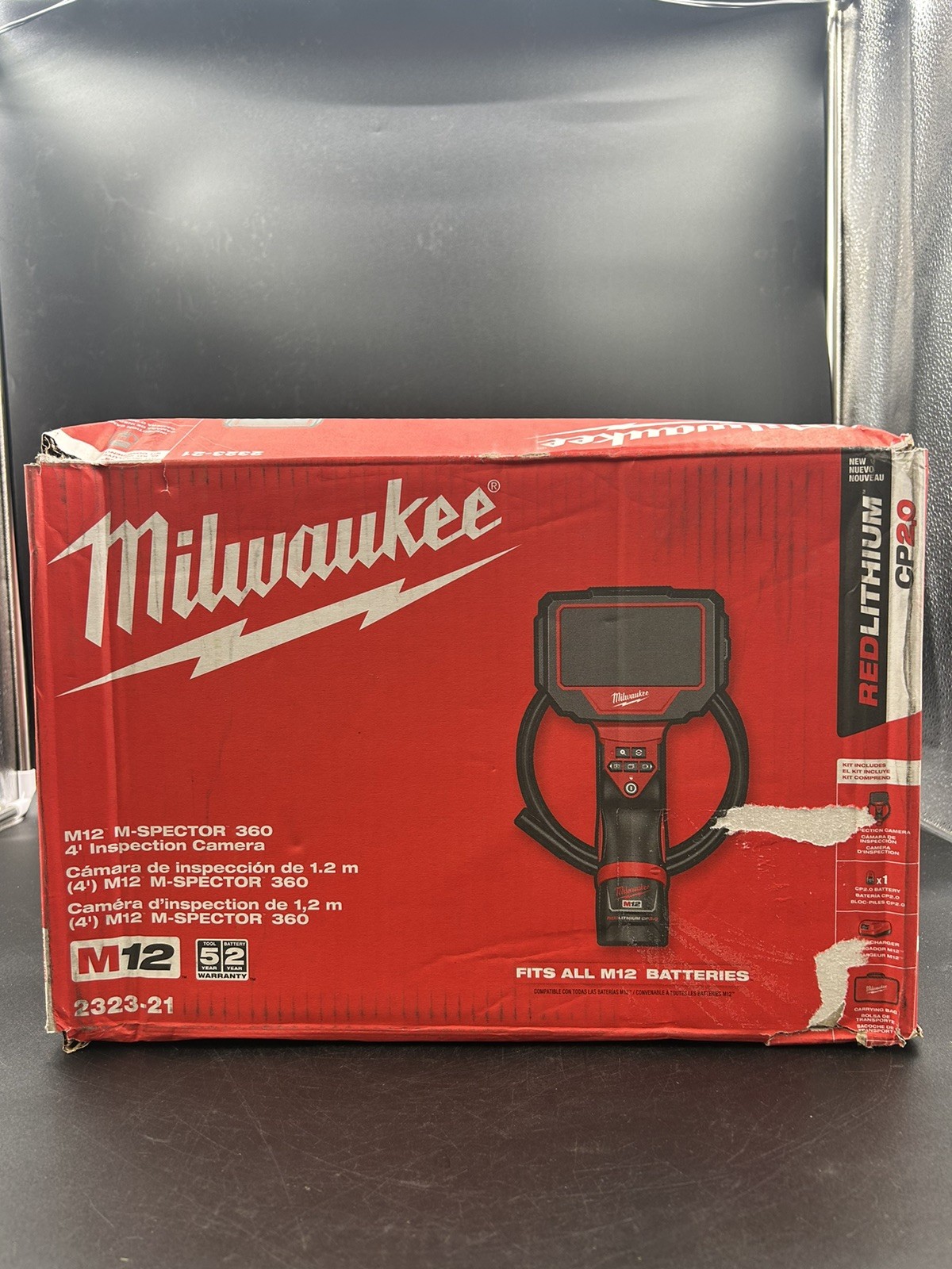 Milwaukee M12 M Spector 360 4' Inspection Camera Kit 2323-21