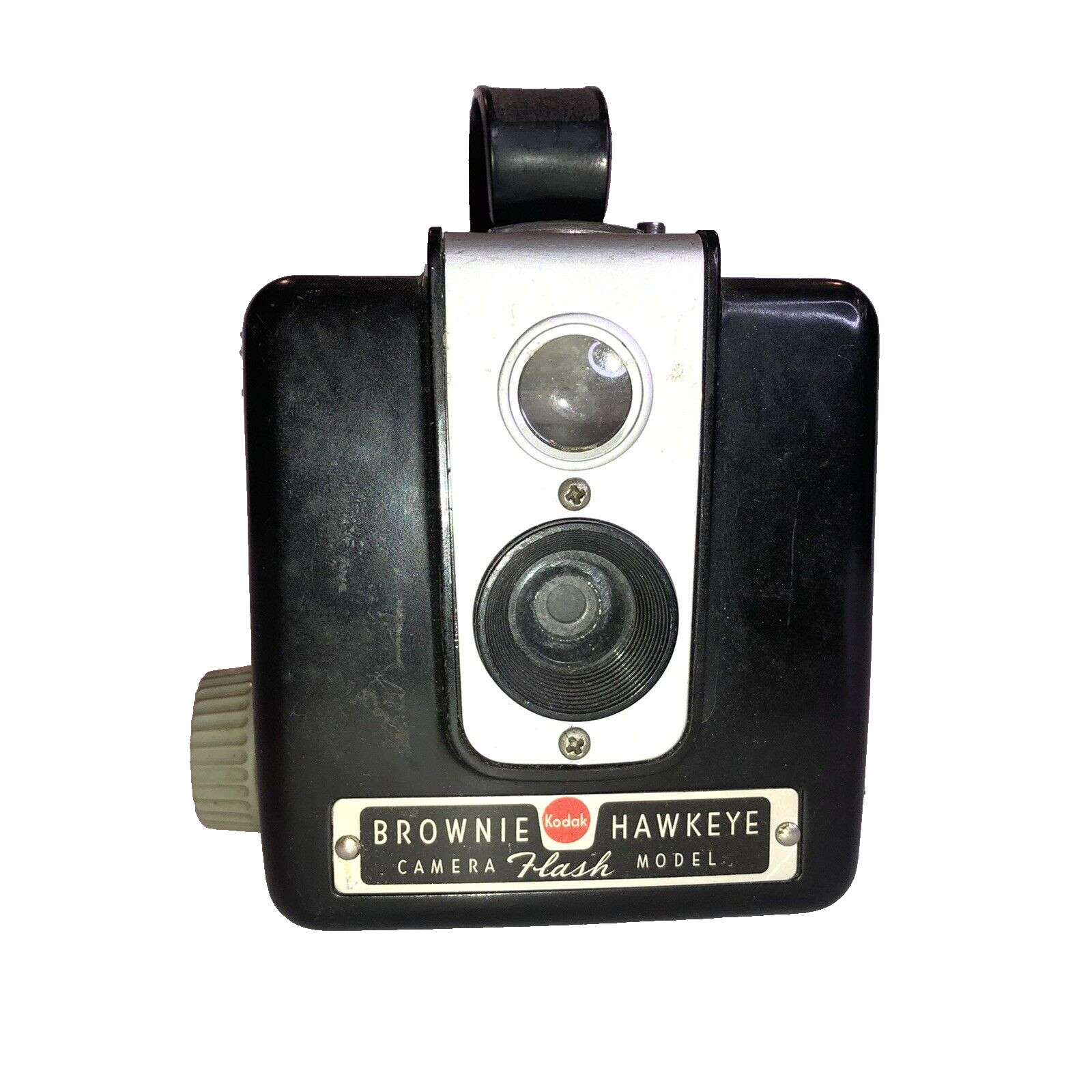 Kodak Brownie Hawkeye Camera Flash Model 1959 Box Camera Untested Square Vintage