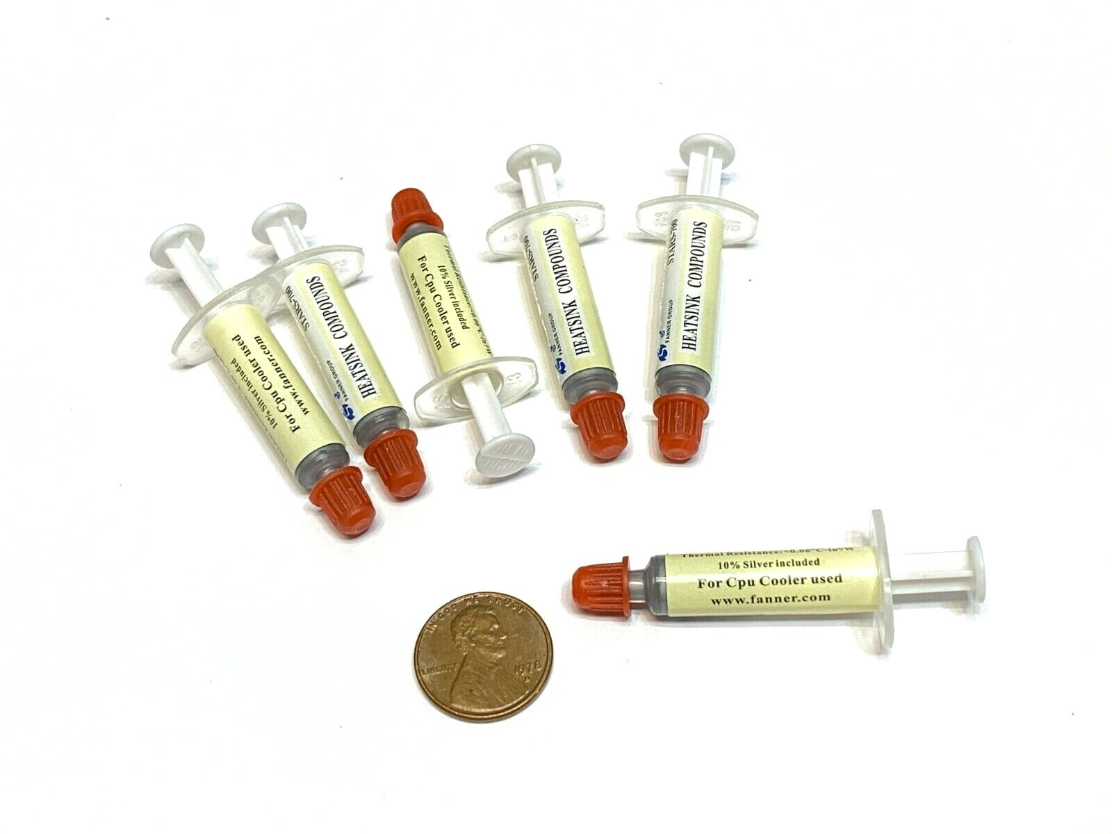10 Pieces BXR Silver Thermal Grease CPU gpu Heatsink Compound Paste Syringe B24