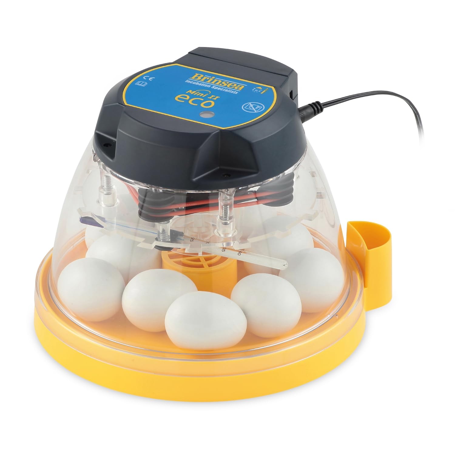Mini II Eco Manual Egg Incubator with External Water Top-Up, Fan Assisted Air...