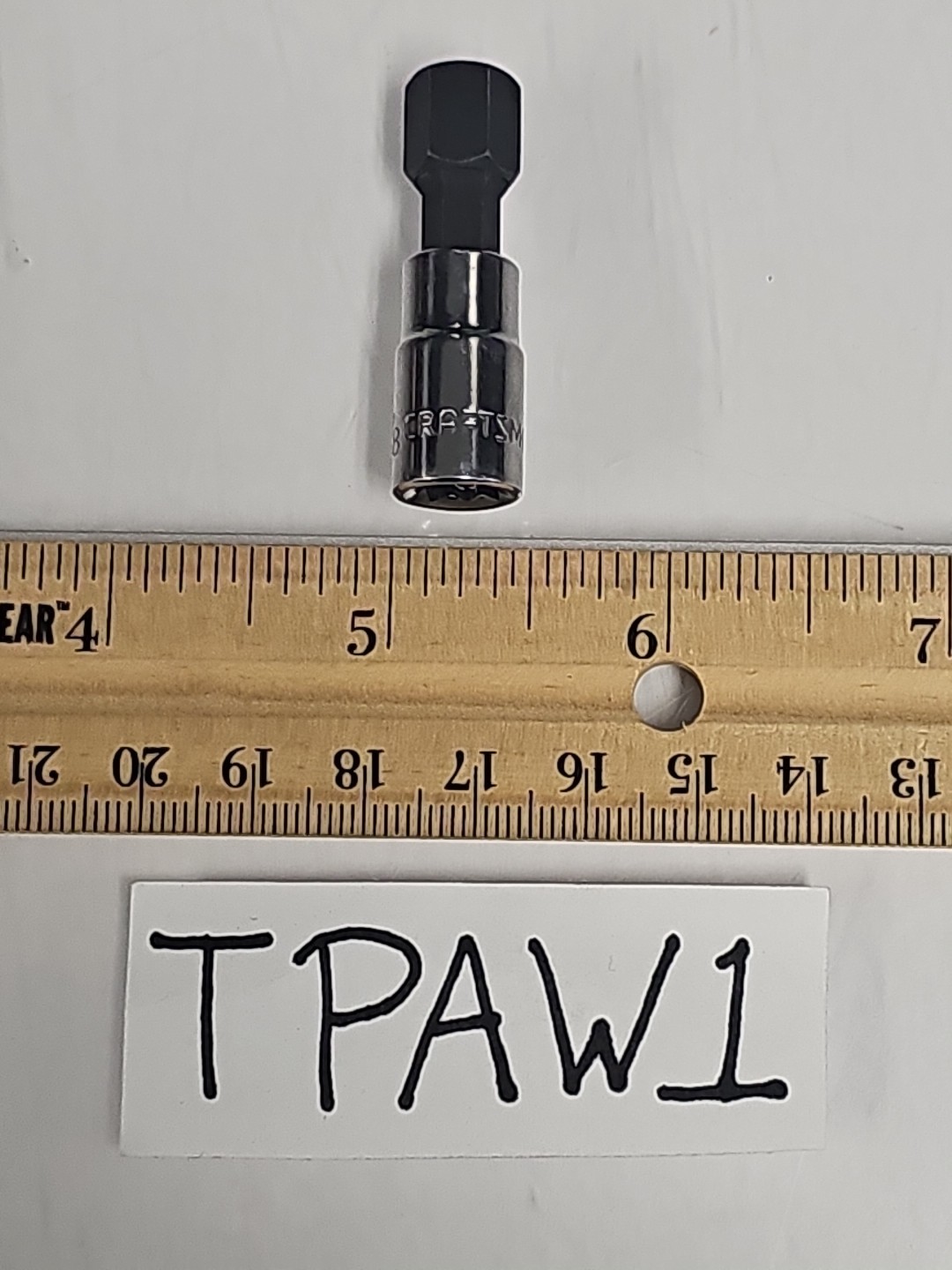 Craftsman 1/4" Drive 3/8" Hex Bit Socket 42705 S-AE Series China