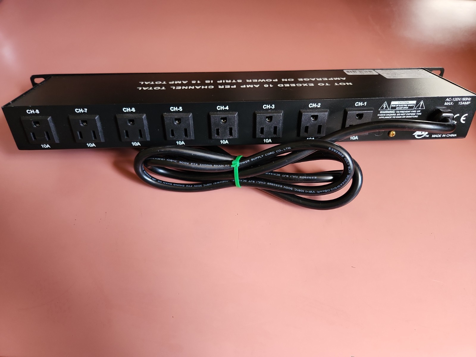ADJ PC-100A 8-switch Rackmount Power Center American DJ