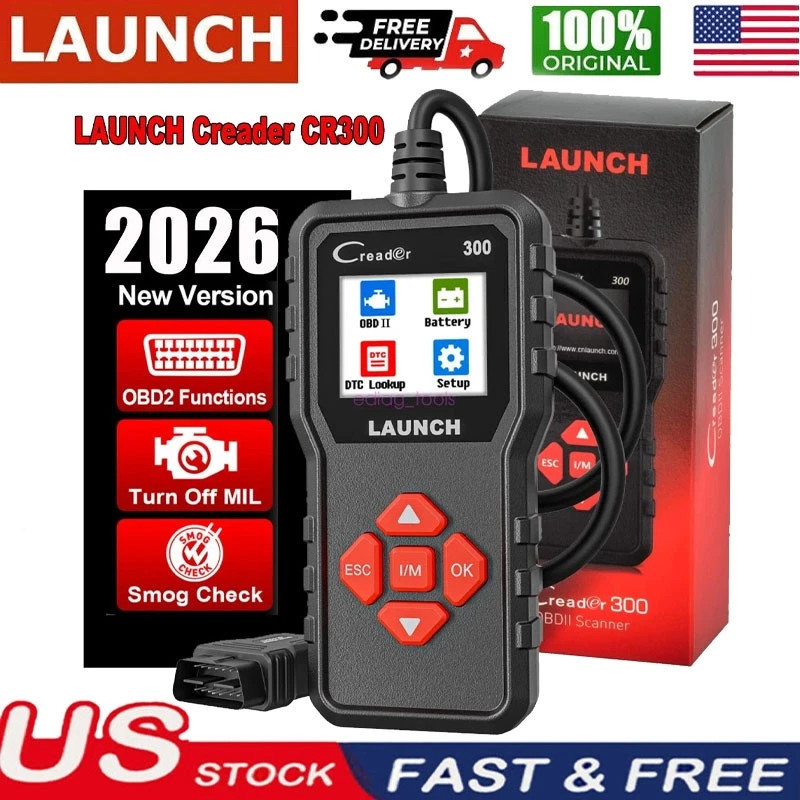 LAUNCH CR300 OBD2 Scanner Car Engine Fault Code Reader Diagnostic Scan Tool*^