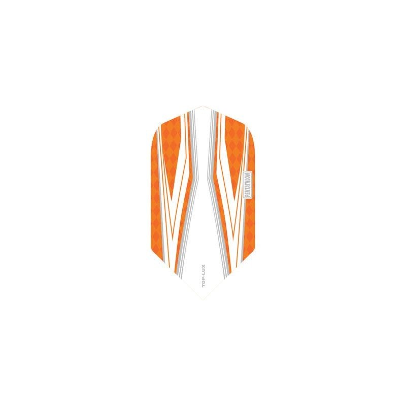 Pentathlon TDP Lux Vizion White Orange Slim Dart Flights