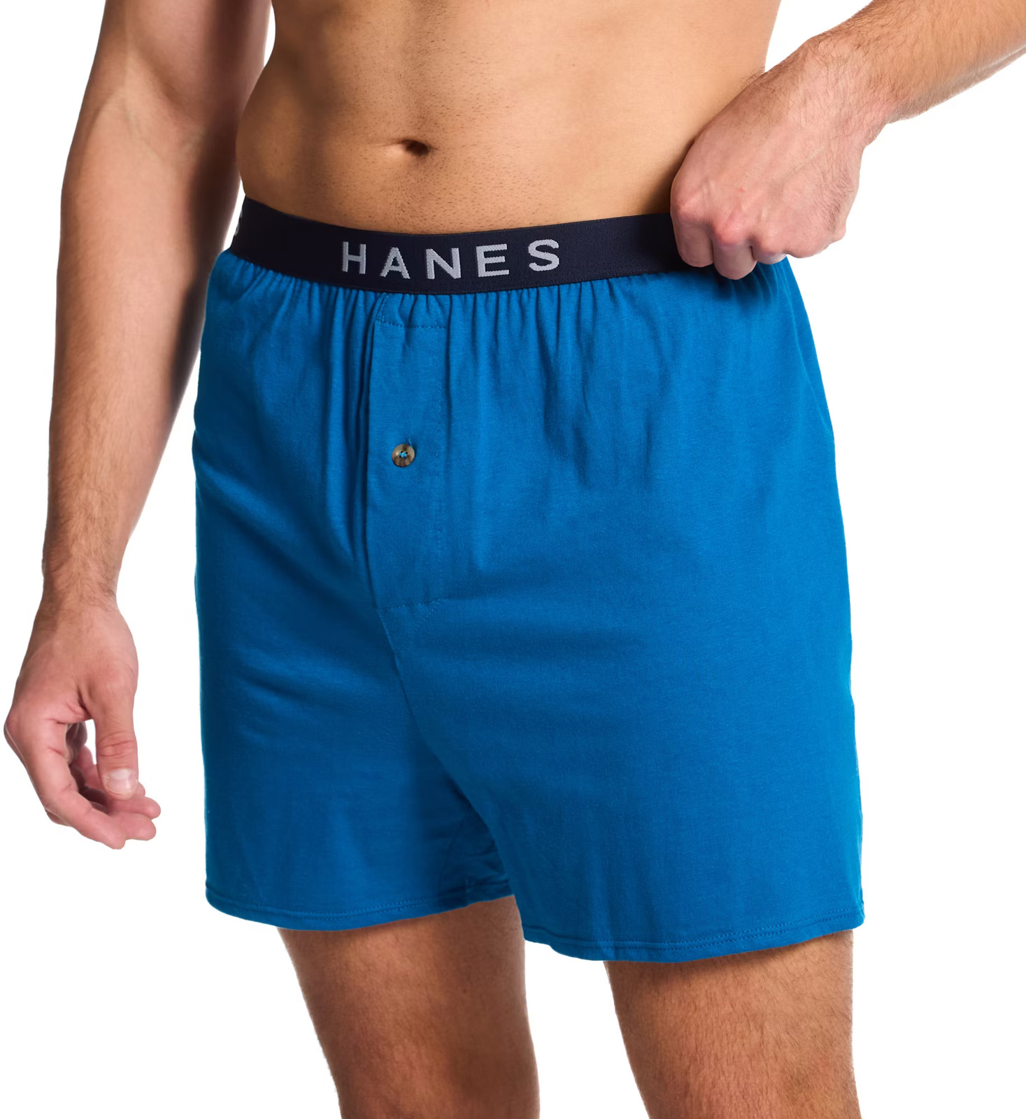 Hanes 709KB4 Ultimate Cotton Knit Boxer - 4 Pack