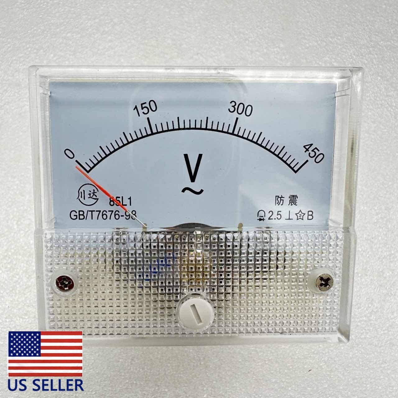 1PCS AC 0-450V Analog Panel Volt Voltage Meter Voltmeter Gauge