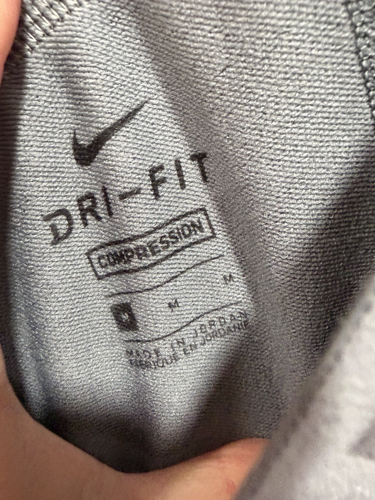 Nike Pro Dri-FIT Compression Leggings Gray Size Medium