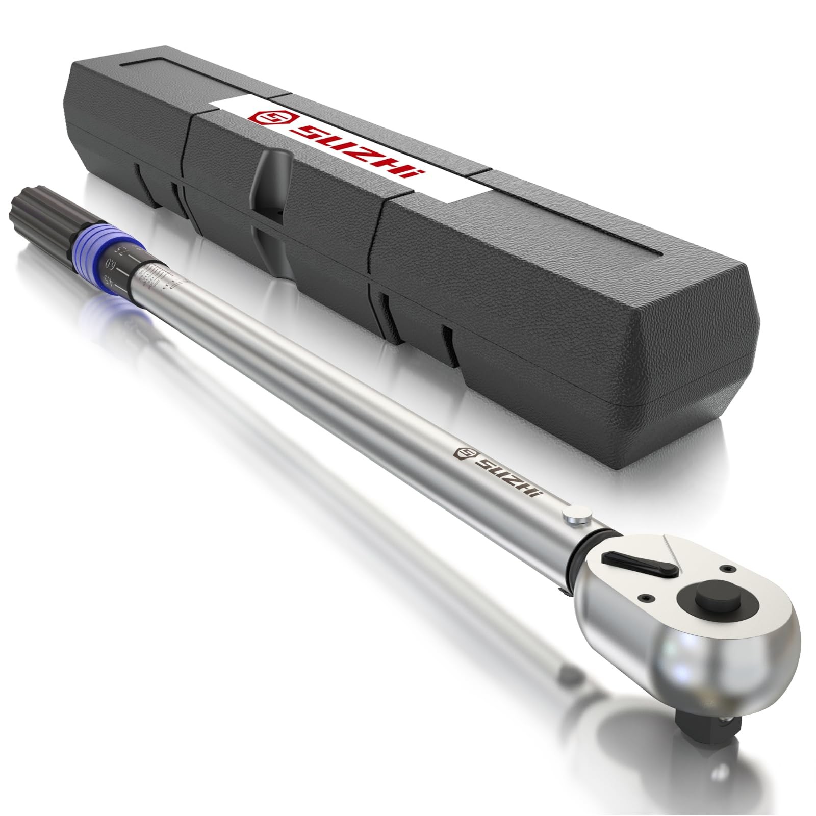 Suzhi Click Torque Wrench 1/2 Drive Ratchet Torque Wrench Adjustable Small Torqu