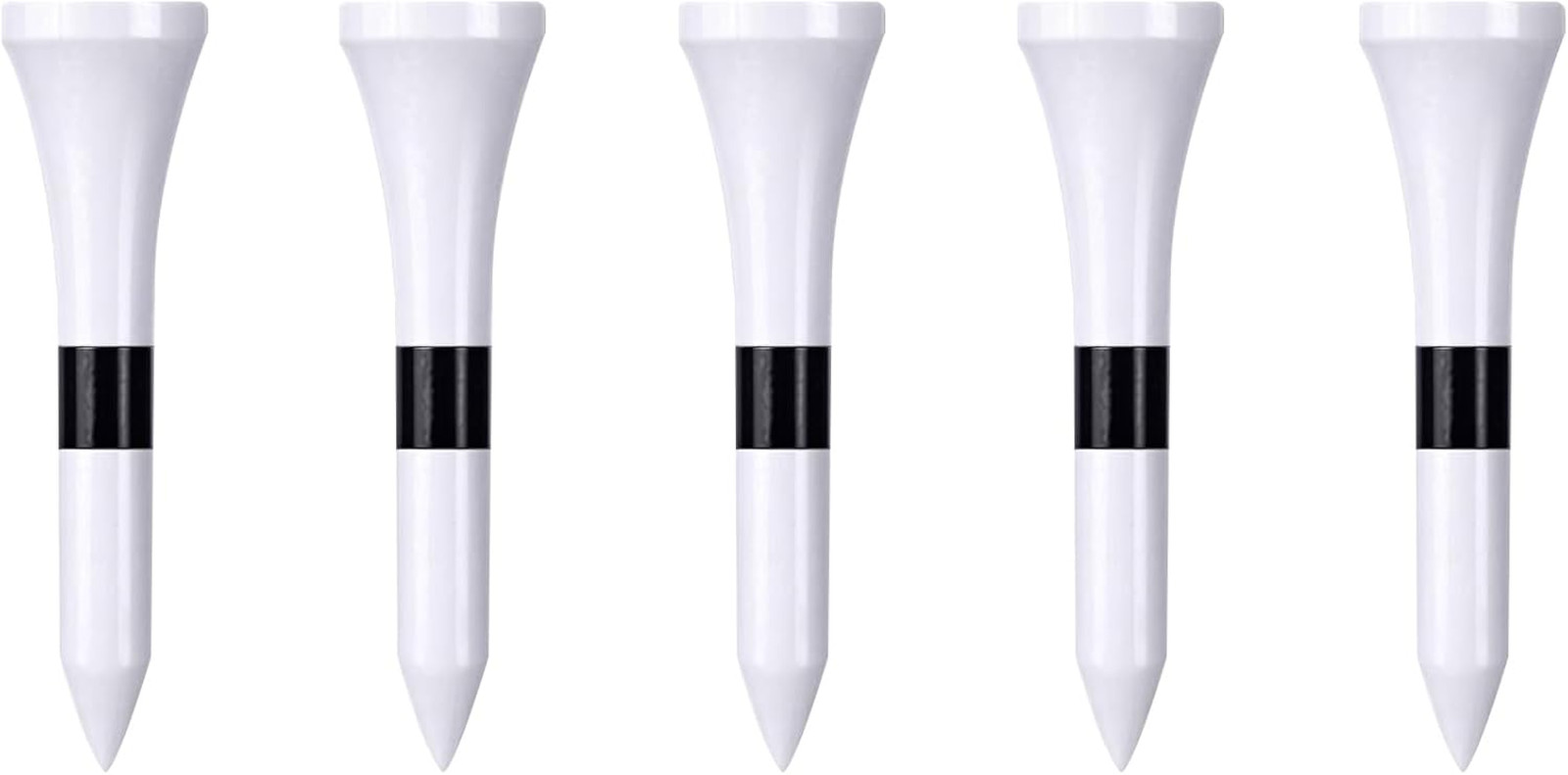 Wooden Golf Tees 3-1/4", 2-3/4", 2-1/8", 1-1/2" Available, 100 Count (Natural Co