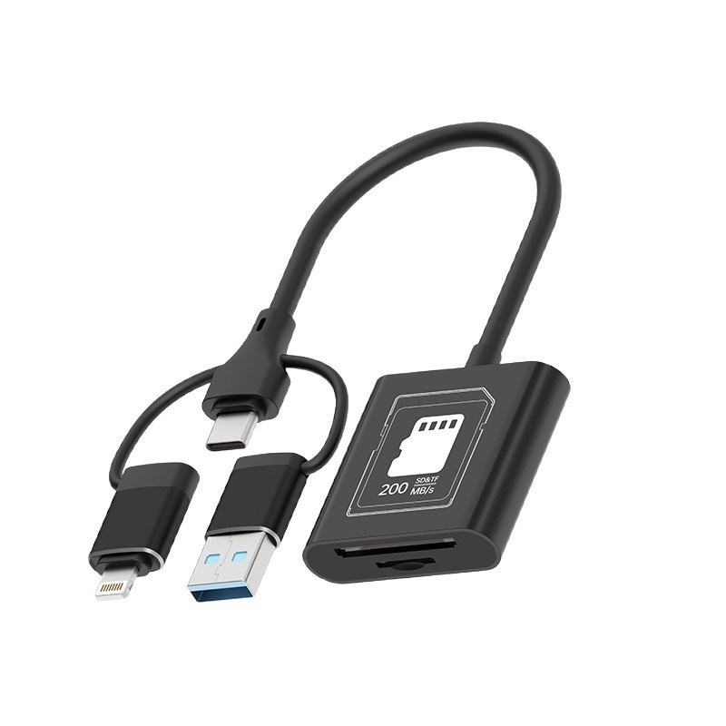 USB C to TF/SD Card Reader Writer OTG Adapter USB3.0 Micro SD Memory Card Reader