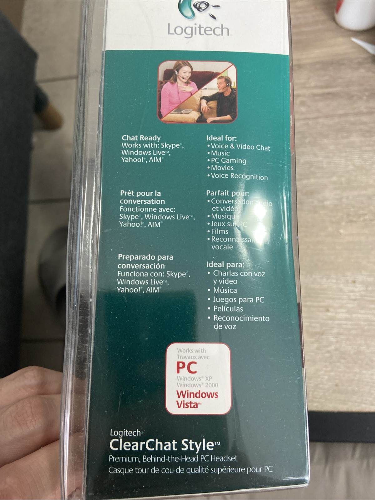 Logitech Stereo Headset H230 ClearChat Style Premium PC Headset Customize Sealed