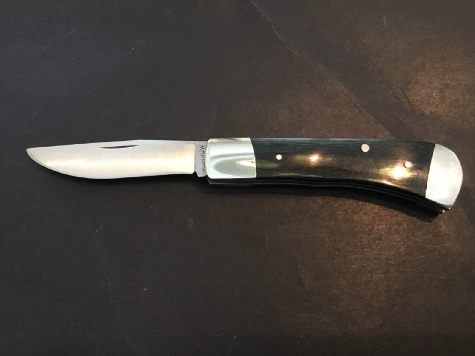 Custom Don Morrow Single Blade Trapper Slipjoint Folder Folding Knife