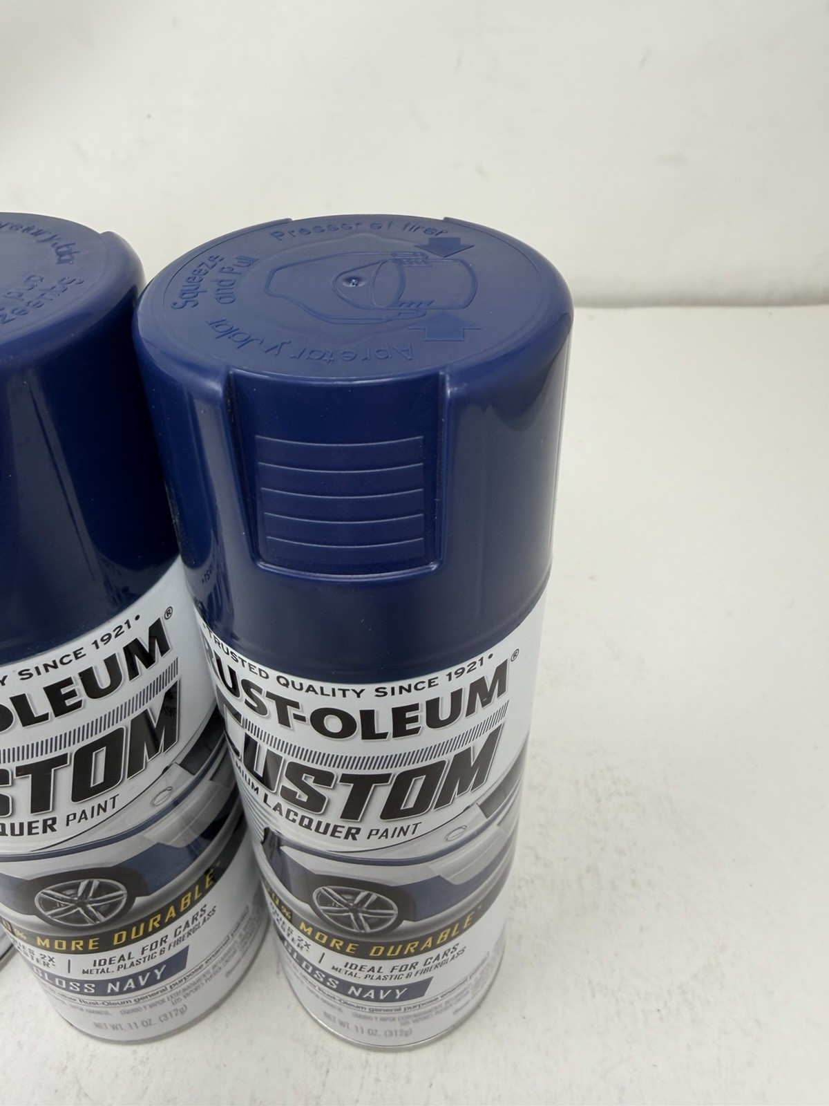 3 pack Gloss Navy Rust-oleum Custom Premium Lacquer Paint @ 11oz. Each