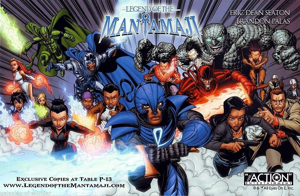 Legend of the Mantamaji large promo card 10" x 6"  SDCC San Diego Comic Con 2014
