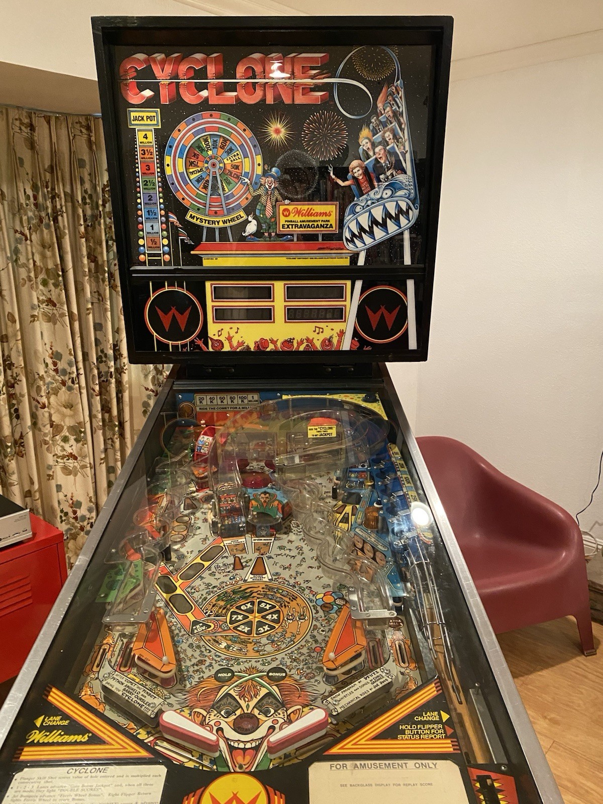 🔥 Cyclone Pinball Machine Williams 1988