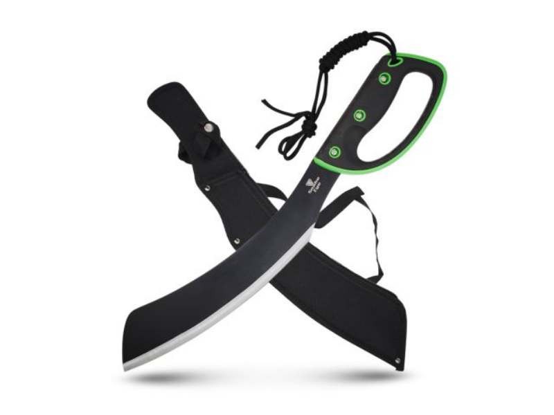 20" Snake Eye Tactical Two Tone Stainless Steel Machete w/ Sheath - Gardening