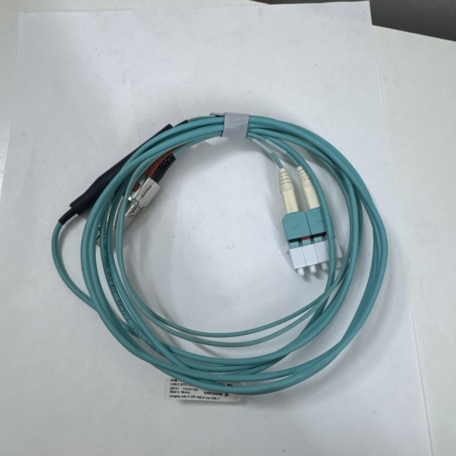 Ericsson RPM 777 811 03000 Signal Cable w/ Connector 10' R1E NEW OB Telecom USED