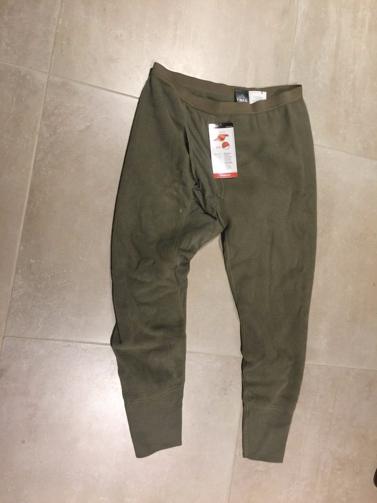 LONG JOHNS FLAME RESISTANT&WICKING, 2007,XLARGE LONG ,US MADE