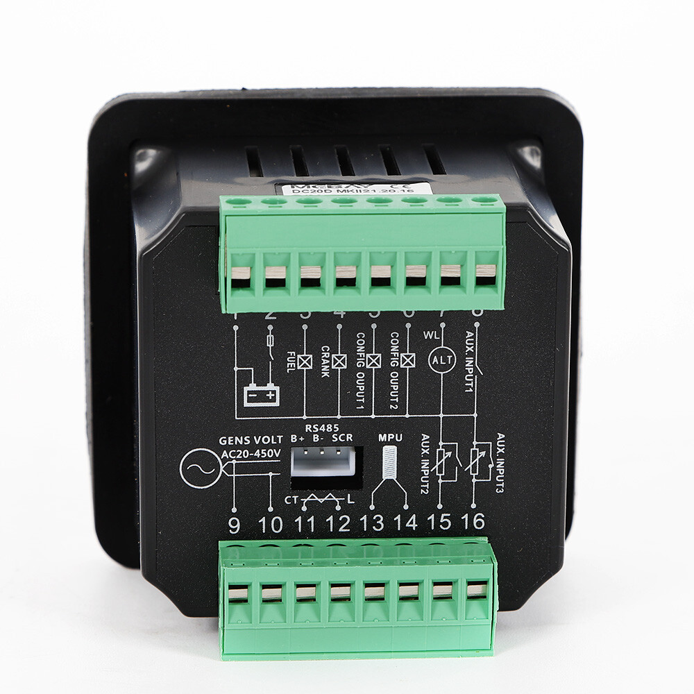 DC20D Genset Controller Automatic Generator Start Controller Module LED Display