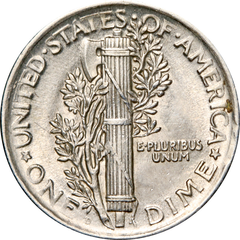 1918-D Mercury Dime
