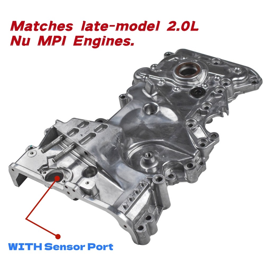 Engine Oil Pump Timing Chain Cover Fits for 2017-2020 Hyundai Elantra 2.0L New