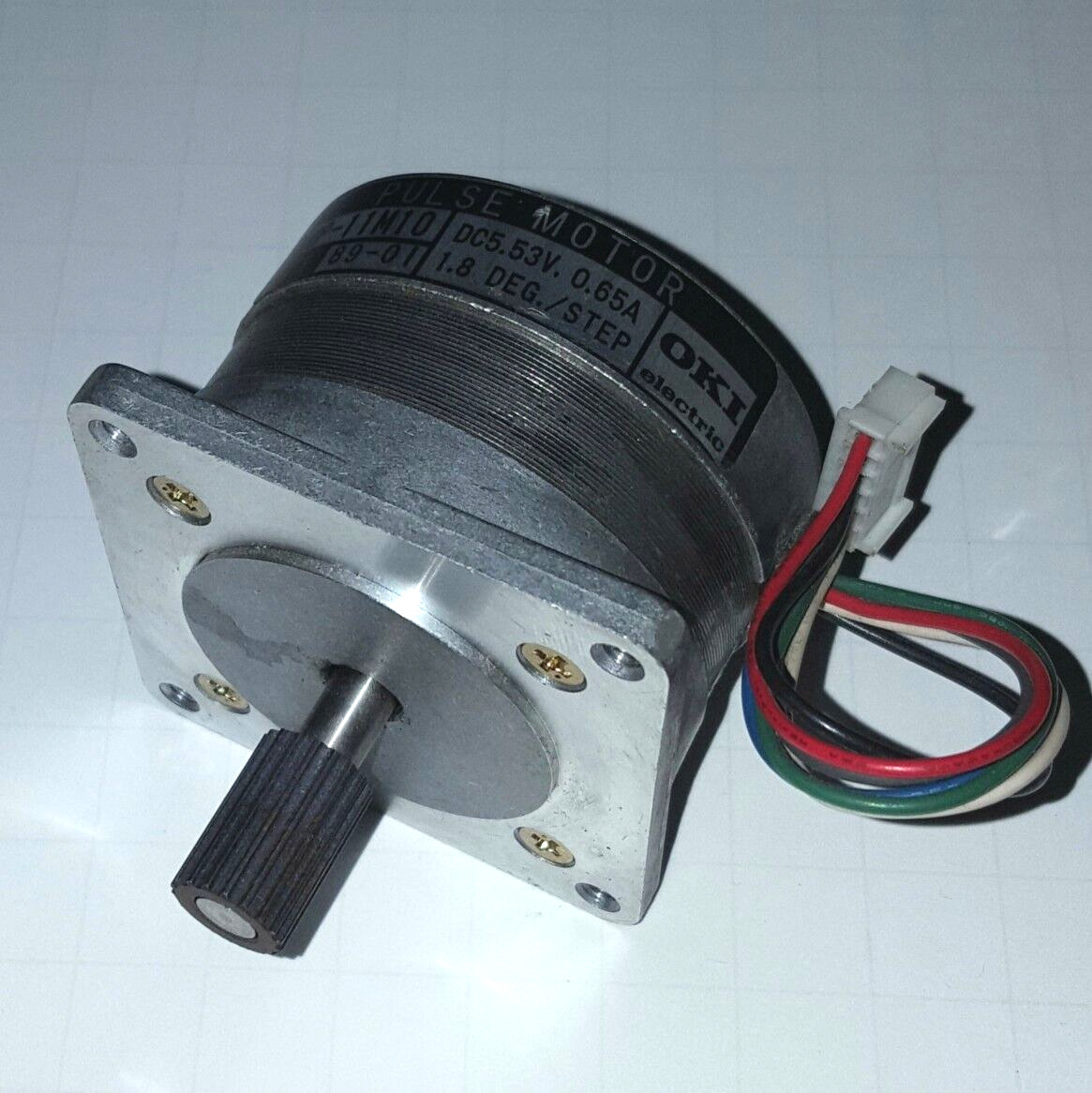 Oki Electric 5.53VDC 0.65A 1.8 Deg./Step Pulse Motor (Stepper) KHP-11M10