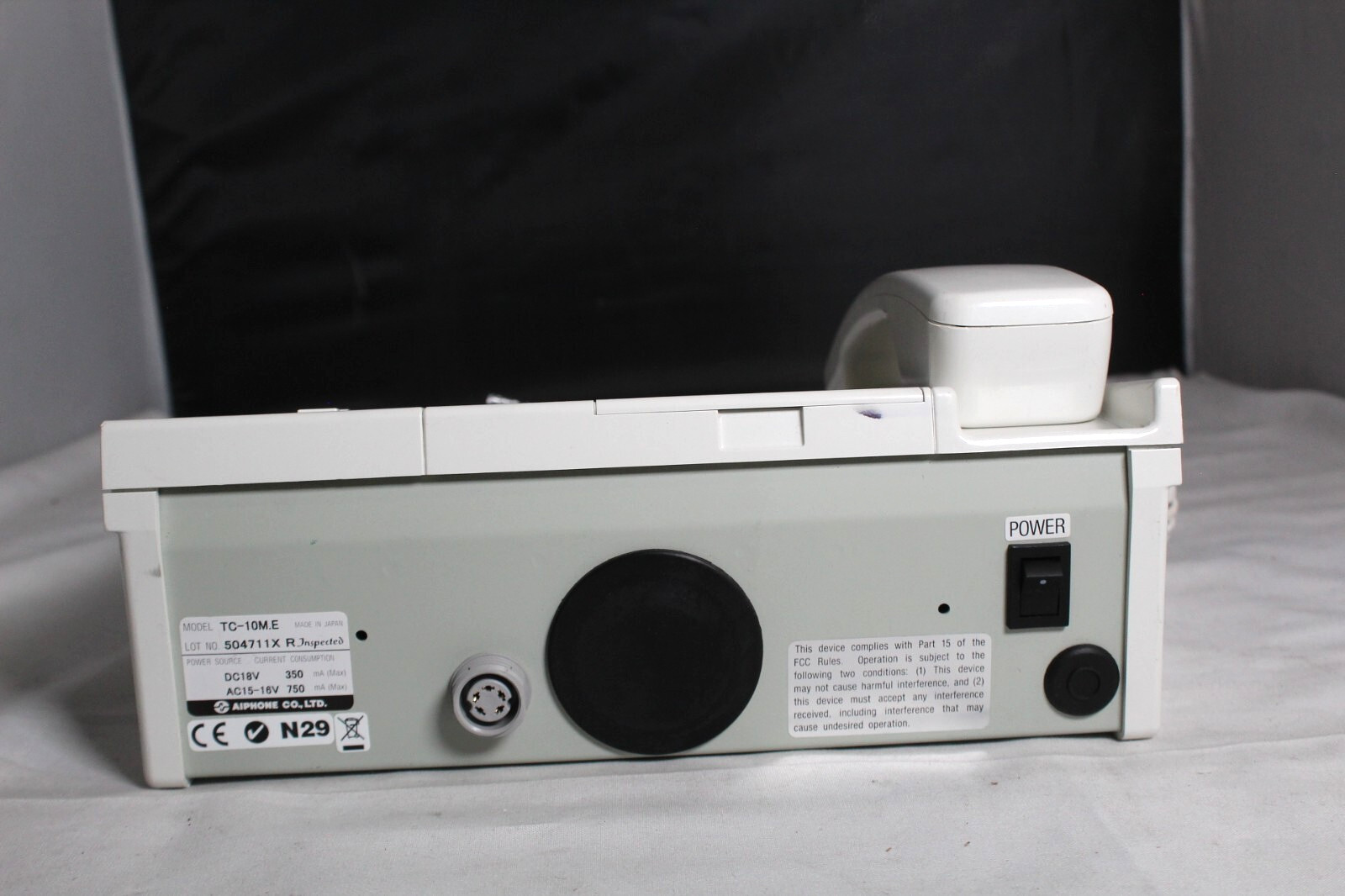 Aiphone TC-10M Call Master Station w/ Handset - (Untested)