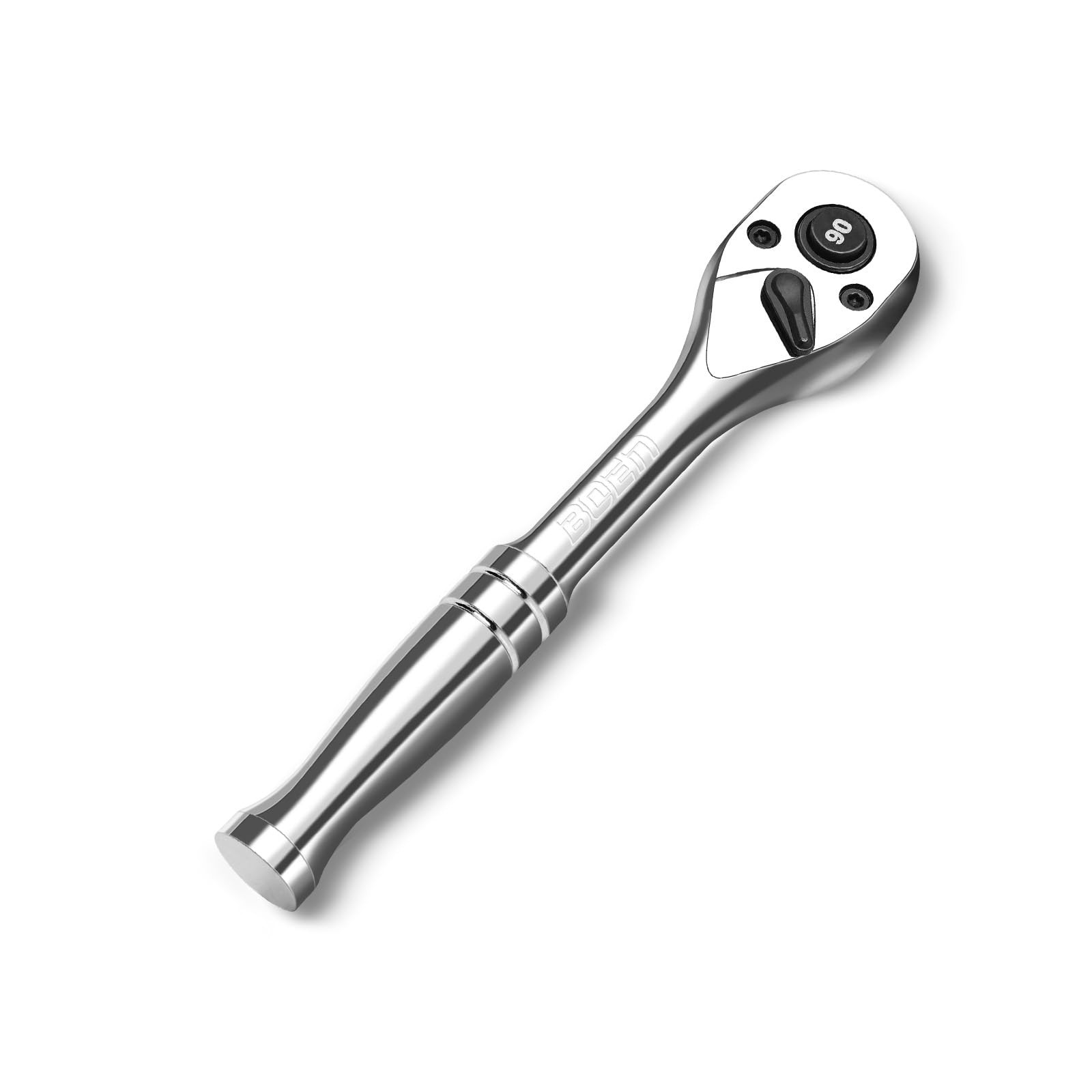1/4-Inch Drive Ratchet, 90-Tooth Quick-Release Ratchet Wrench, 4-Degree Swing...