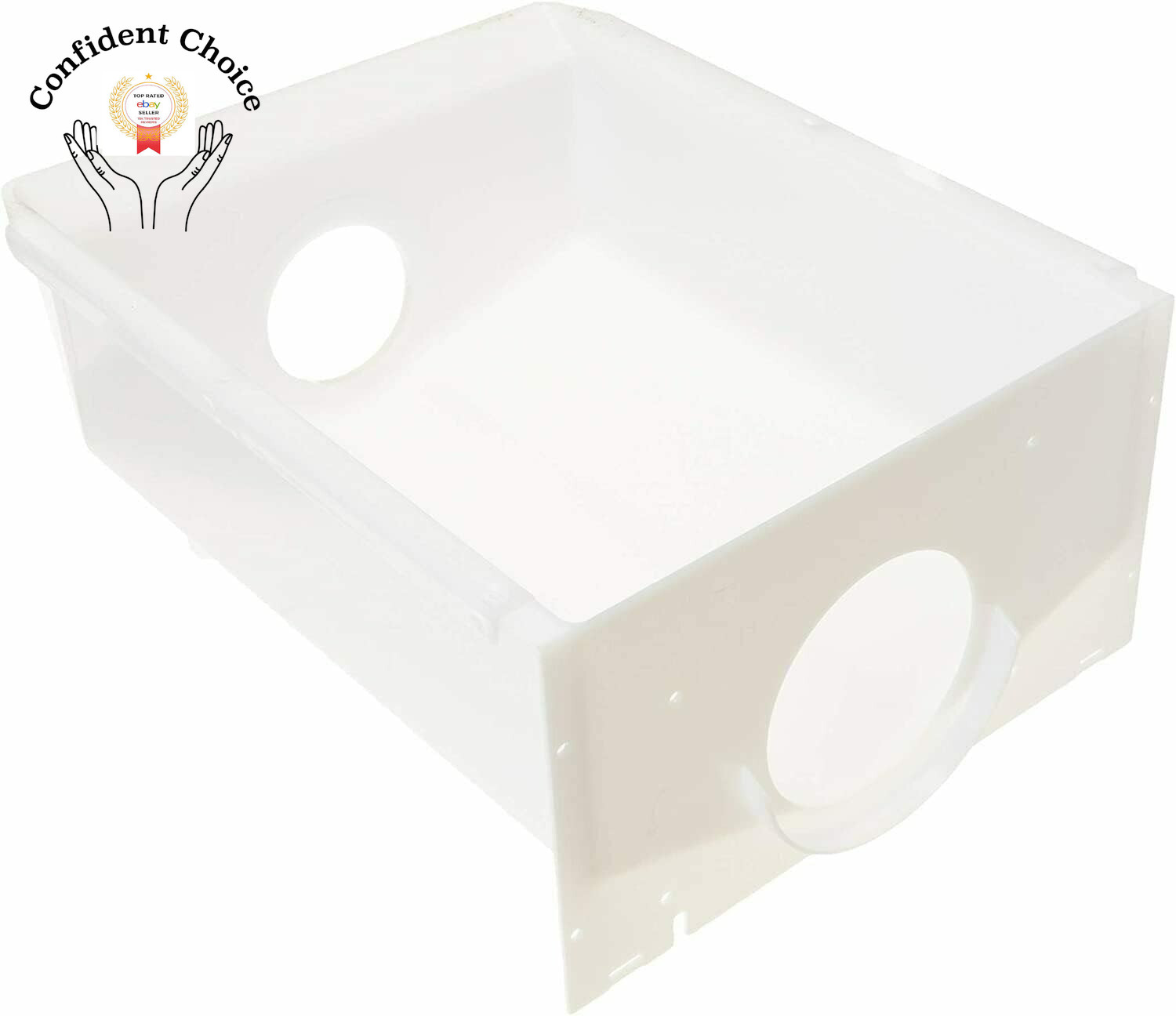 Ice Bucket for Whirlpool WRS325FDAM04 WRS325FDAM02 ED5KVEXVB00 WRS325SDHZ01