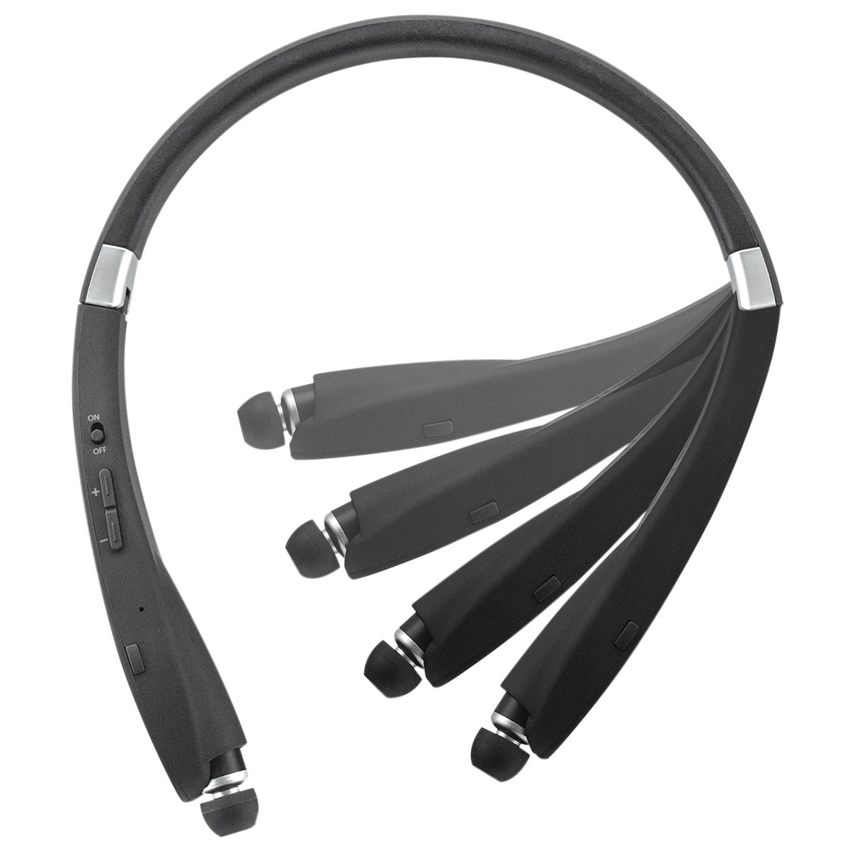 MobileSpec MBS11182 Premium Stereo Bluetooth Headphones - Black