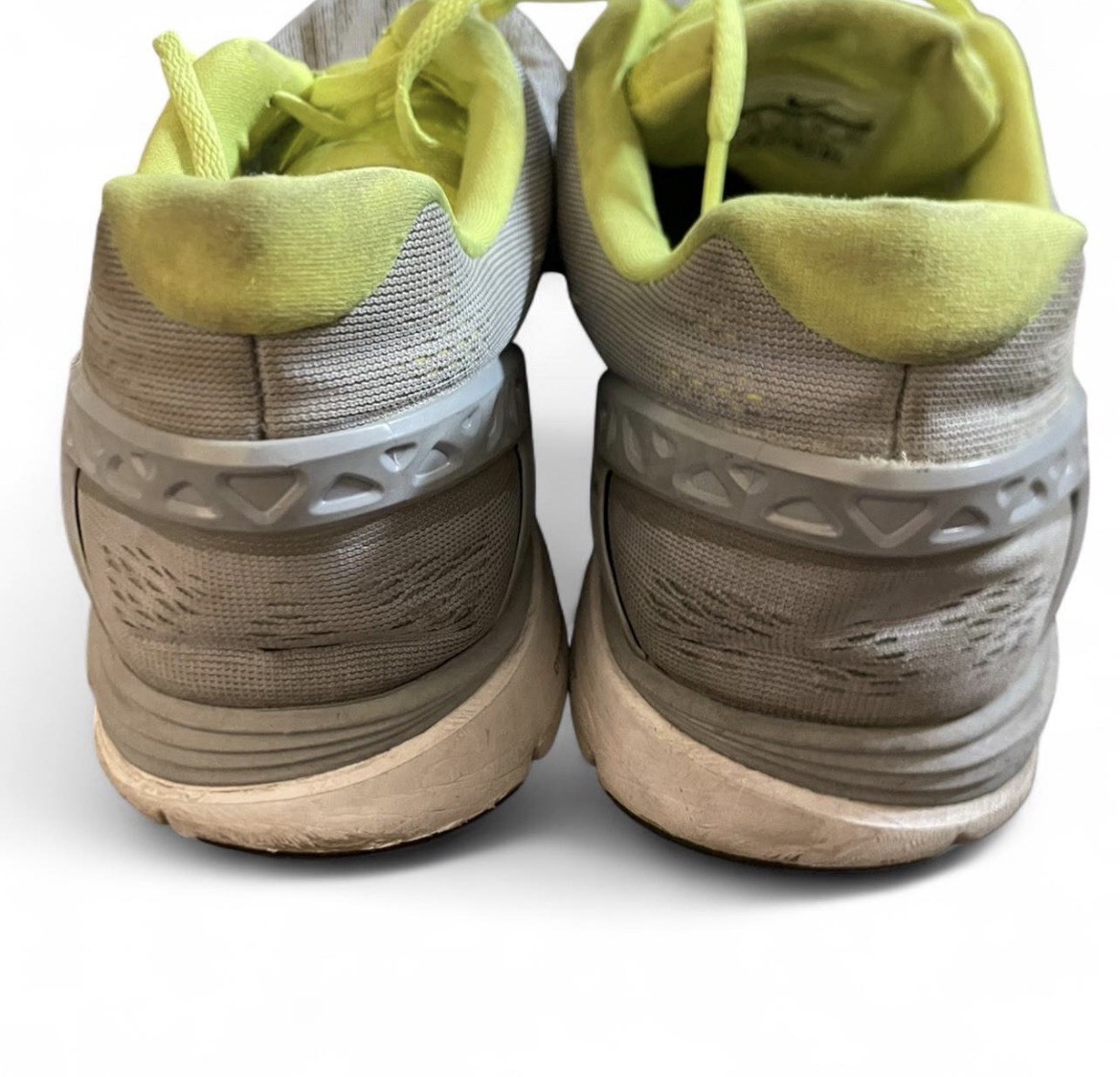 Nike Lunarglide 5 Grey Neon Yellow Running Shoes Sneakers Size 12 Men’s