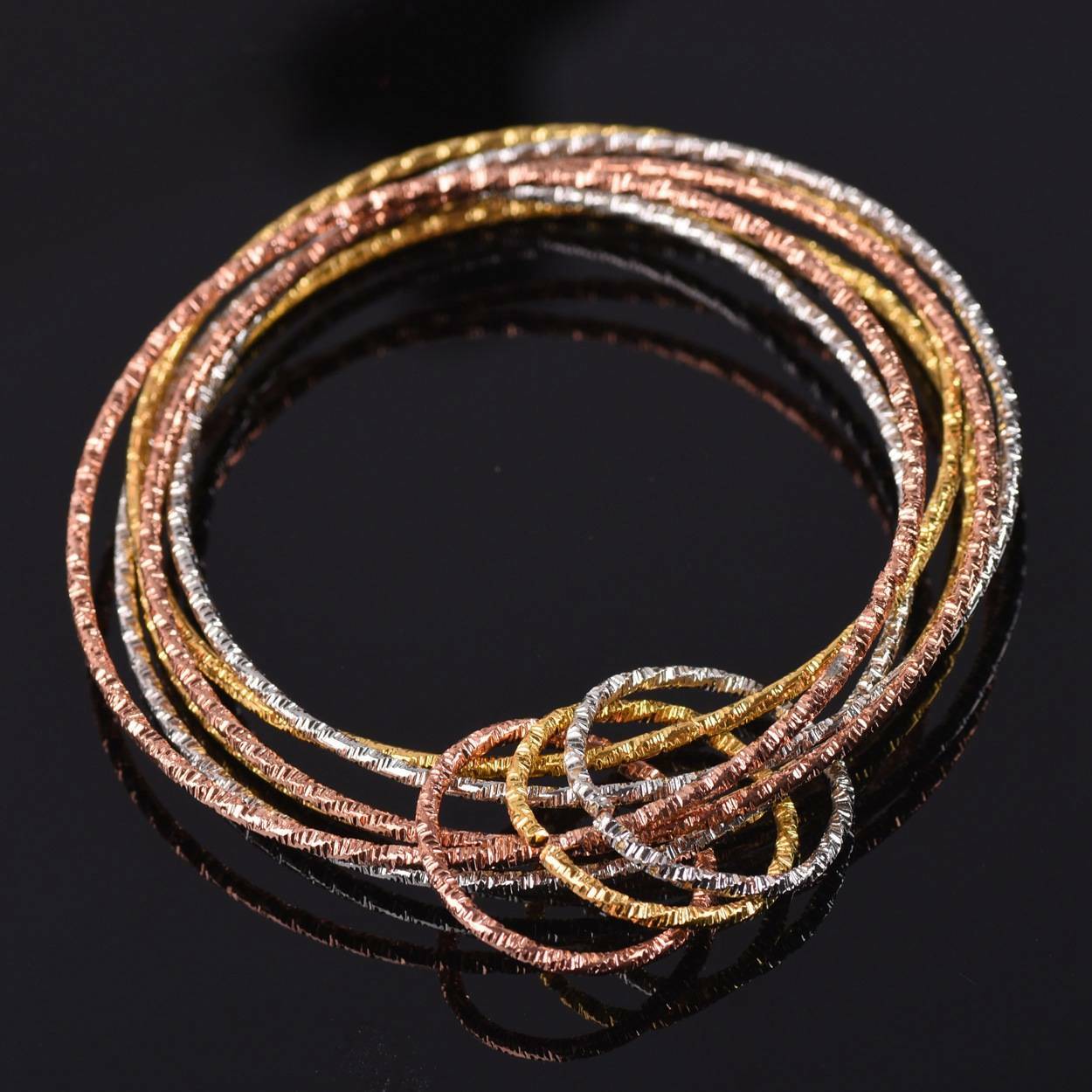 5 Big 68mm + 3 Small 24mm Gold / Silver Metal Rings Pendant DIY Earring Jewelry