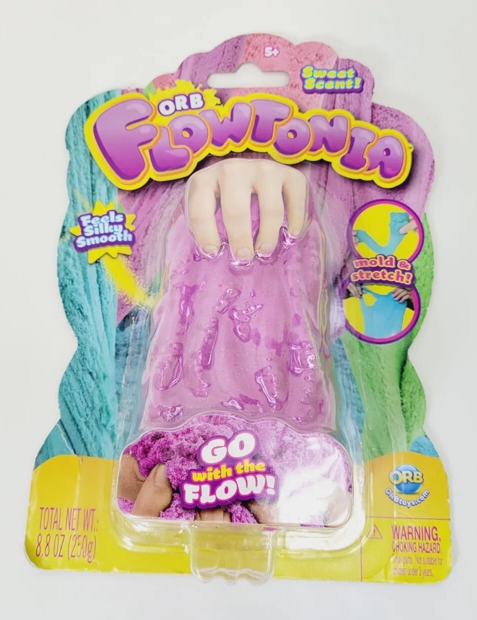 ORB Flowtonia Neon Pink - Feels Silky Smooth w/Sweet Scent - 8.8 oz Pack